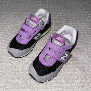 New Balance Kids' Purple and Black Toddler Sneakers